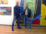 Mercury Gallery, 'Up Against The Wall', Chris Wyrick, Olsen,Athens,GA,2003